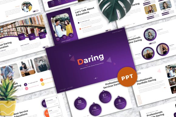 Download Daring  - Education Powerpoint Template - Daring Collection