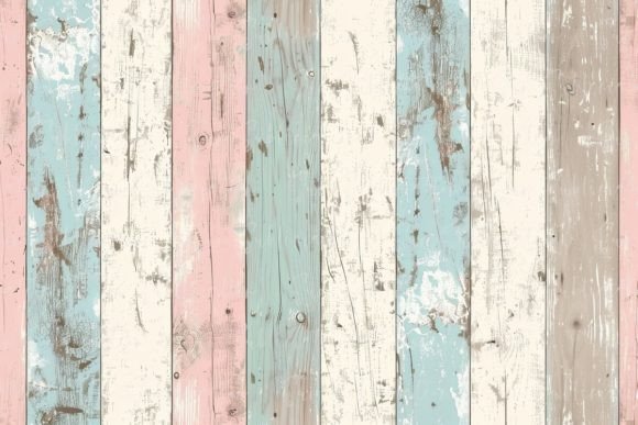 Download Vintage Pastel Wooden Planks Background - Wooden Collection